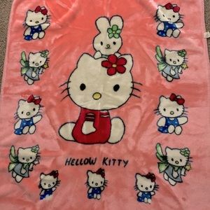 2003 vintage hello kitty throw with spelling error